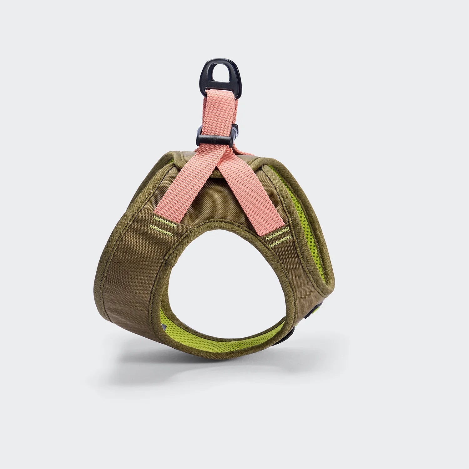 Cloud7 V-2 Westengeschirr AKTIV Cordura Khaki/Peach Hundegeschirr für kleine Hunde