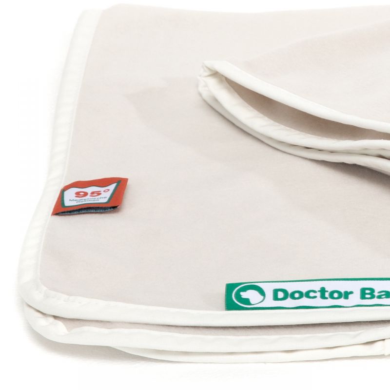 Doctor Bark Fleece Kuscheldecke Hellbeige Sofadecke