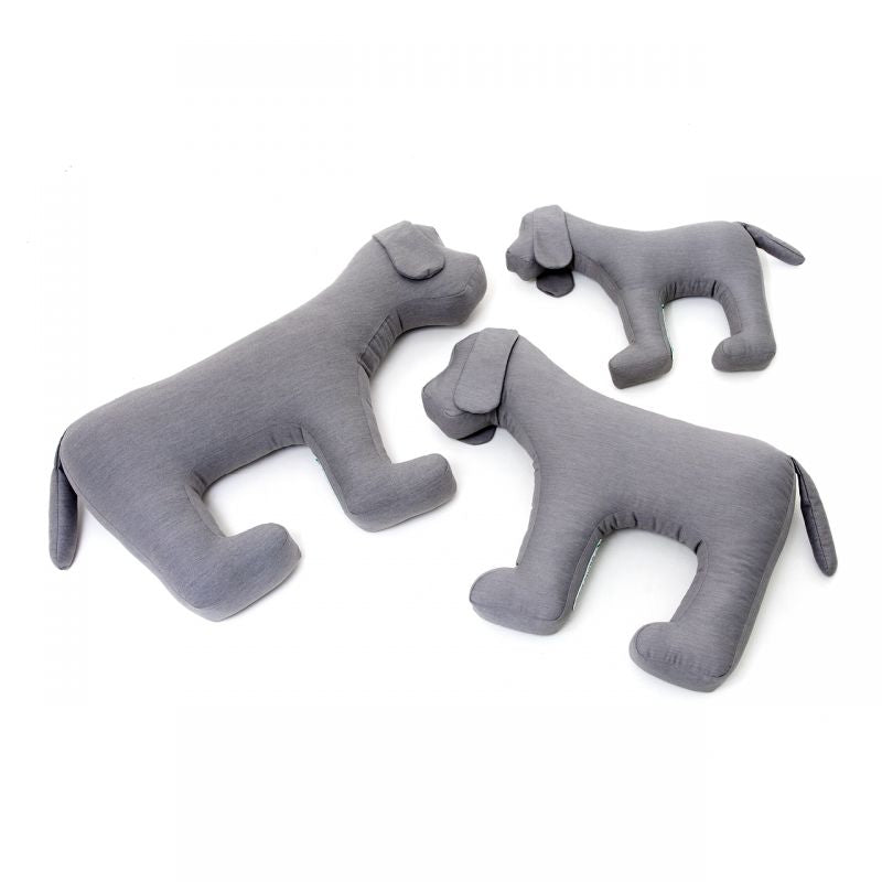 Doctor Bark Toy Dog Hellgrau Hundespielzeug waschbar