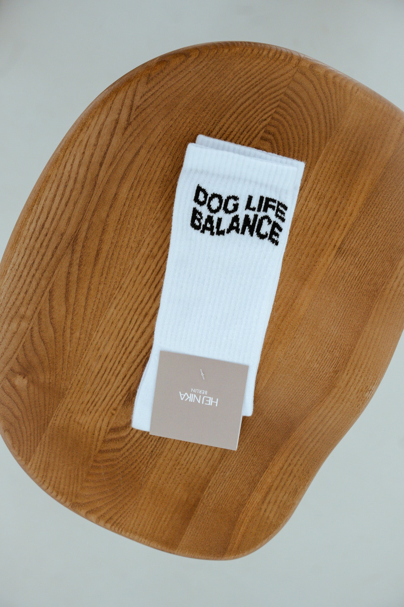 HEJ NIKA Bio-Baumwoll Tennis Socken "DOG LIFE BALANCE" Hundeshop