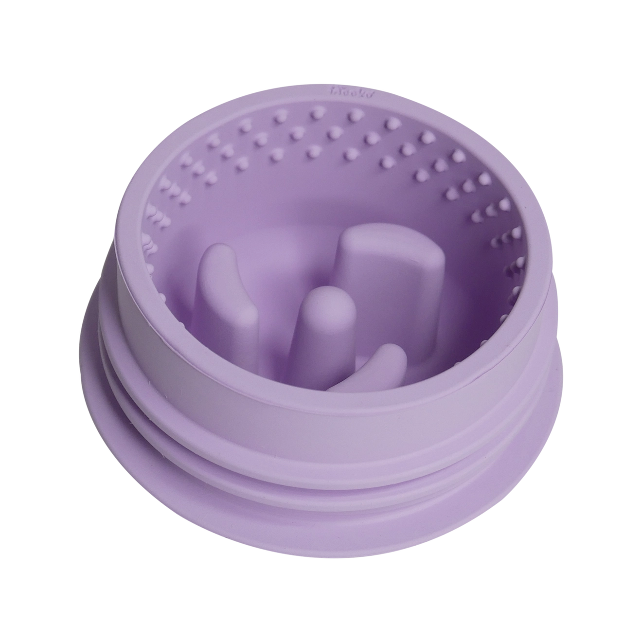 INOOKO Yoomy Donut Beschaeftigungsspielzeug Lavendel Hundenapf