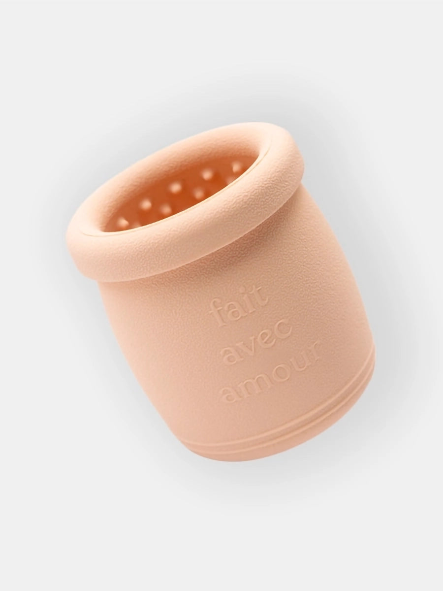 Inooko Yoomy Pot Beschäftigungsspielzeug Pfirsich Welpenspielzeug