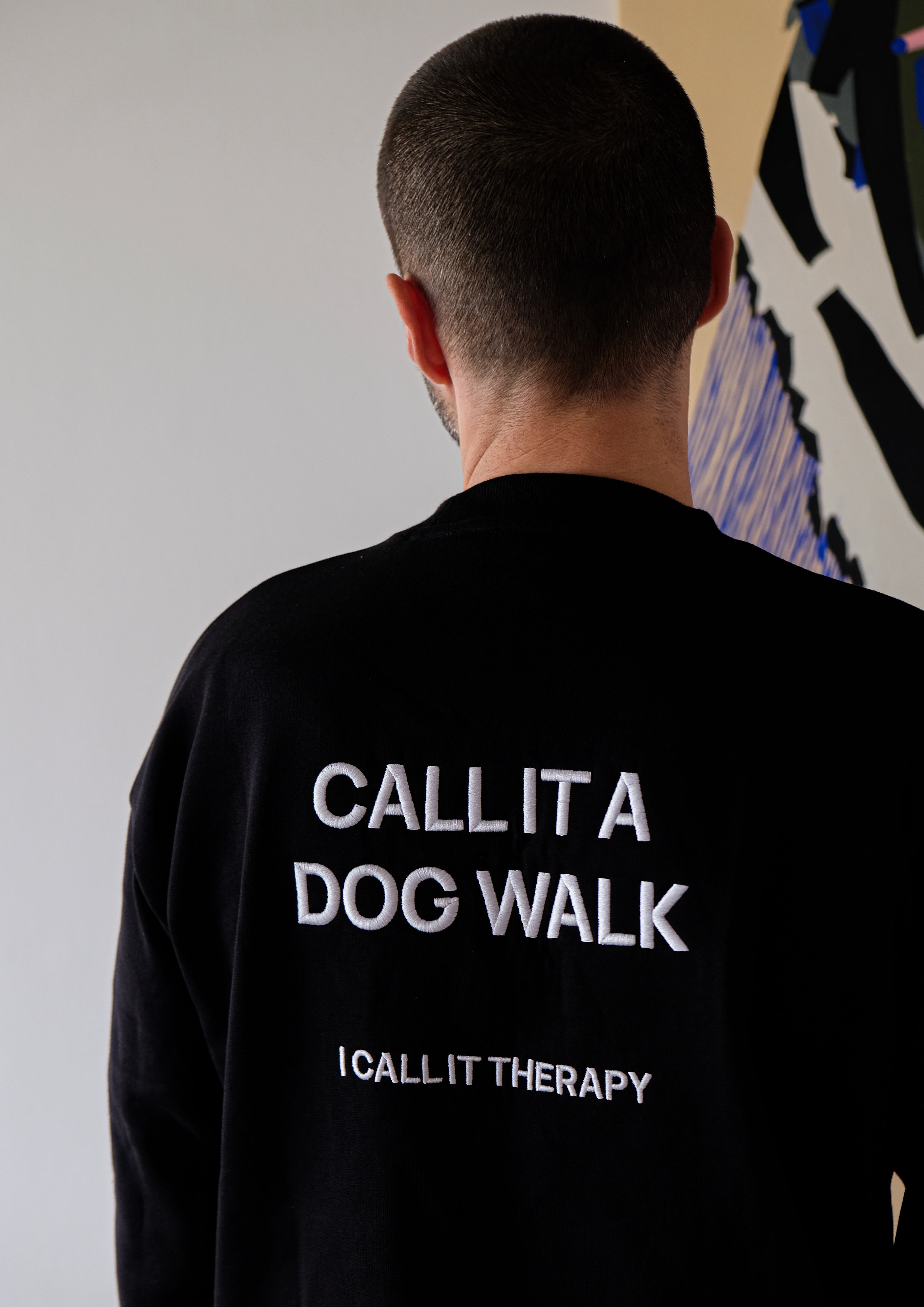 LEVEY PULLOVER BLACK - CALL IT A DOG WALK I CALL IT THERAPY