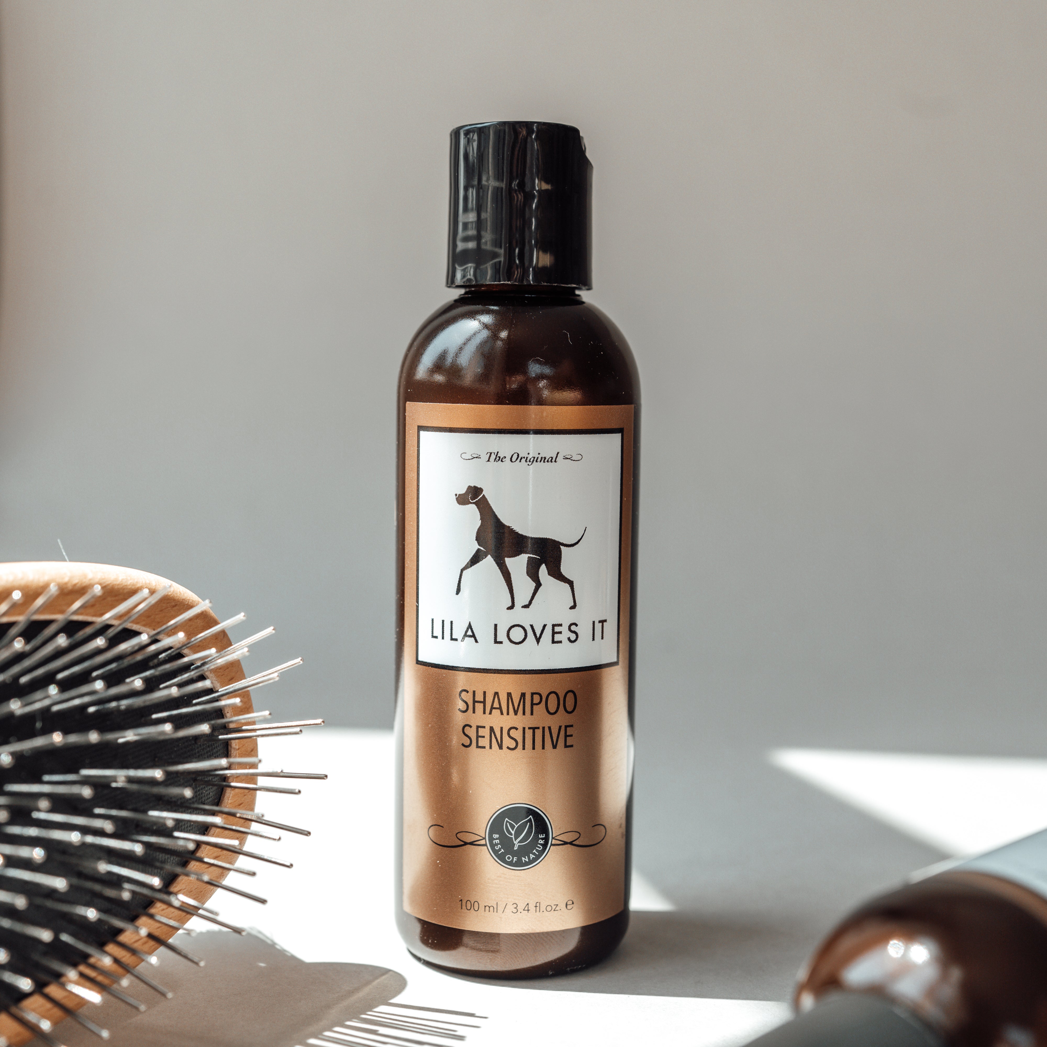 LILA LOVES IT Shampoo Shine and Comb Hundeshampoo Sensitive fuer Hunde