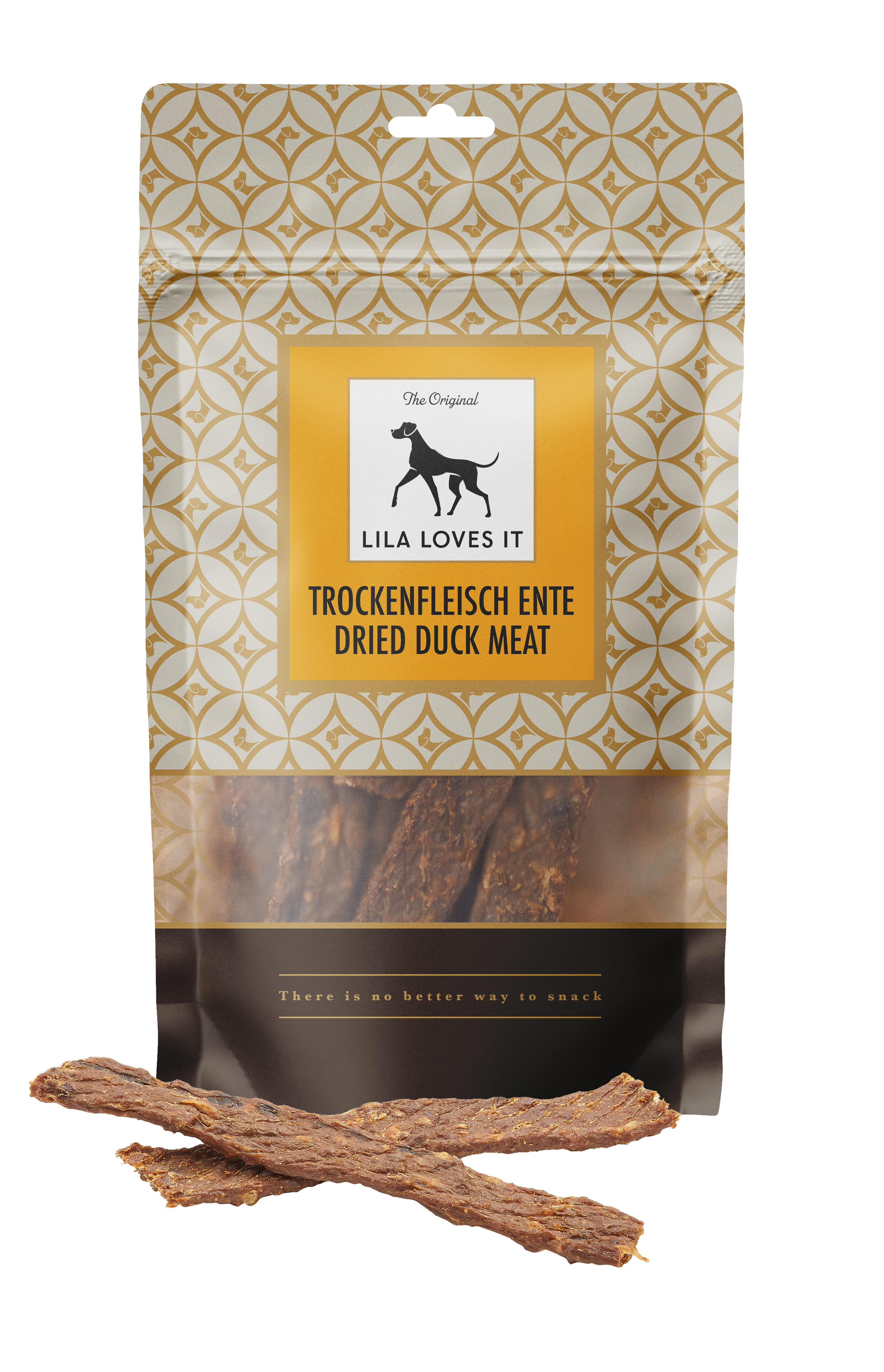 LILA LOVES IT Trockenfleisch Ente Hundeleckerli 