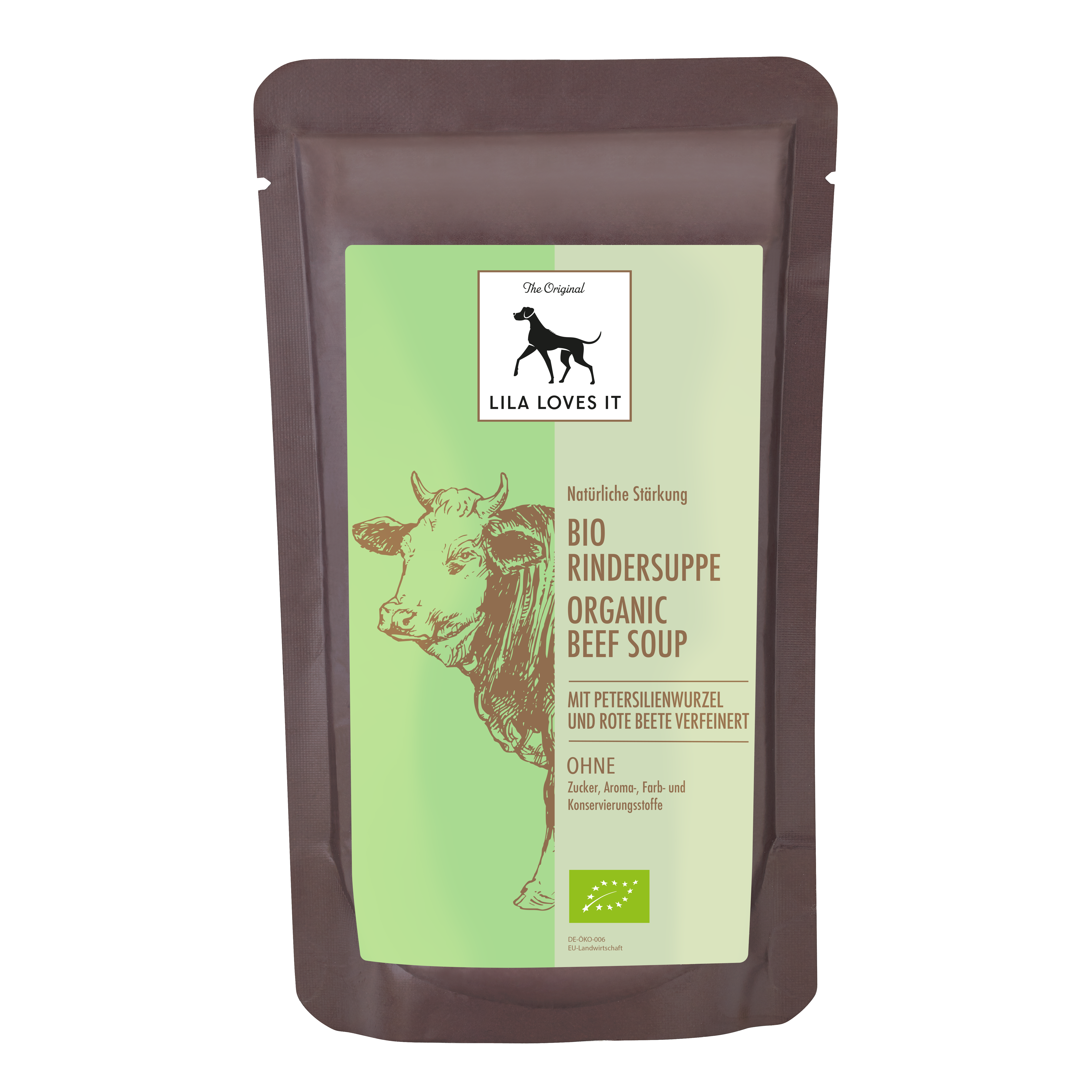 LILA LOVES IT Bio-Rindersuppe für Hunde