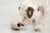 MiaCara Cono Beschäftigungsspielzeug Greige Hundespielzeug aus Naturkautschuk