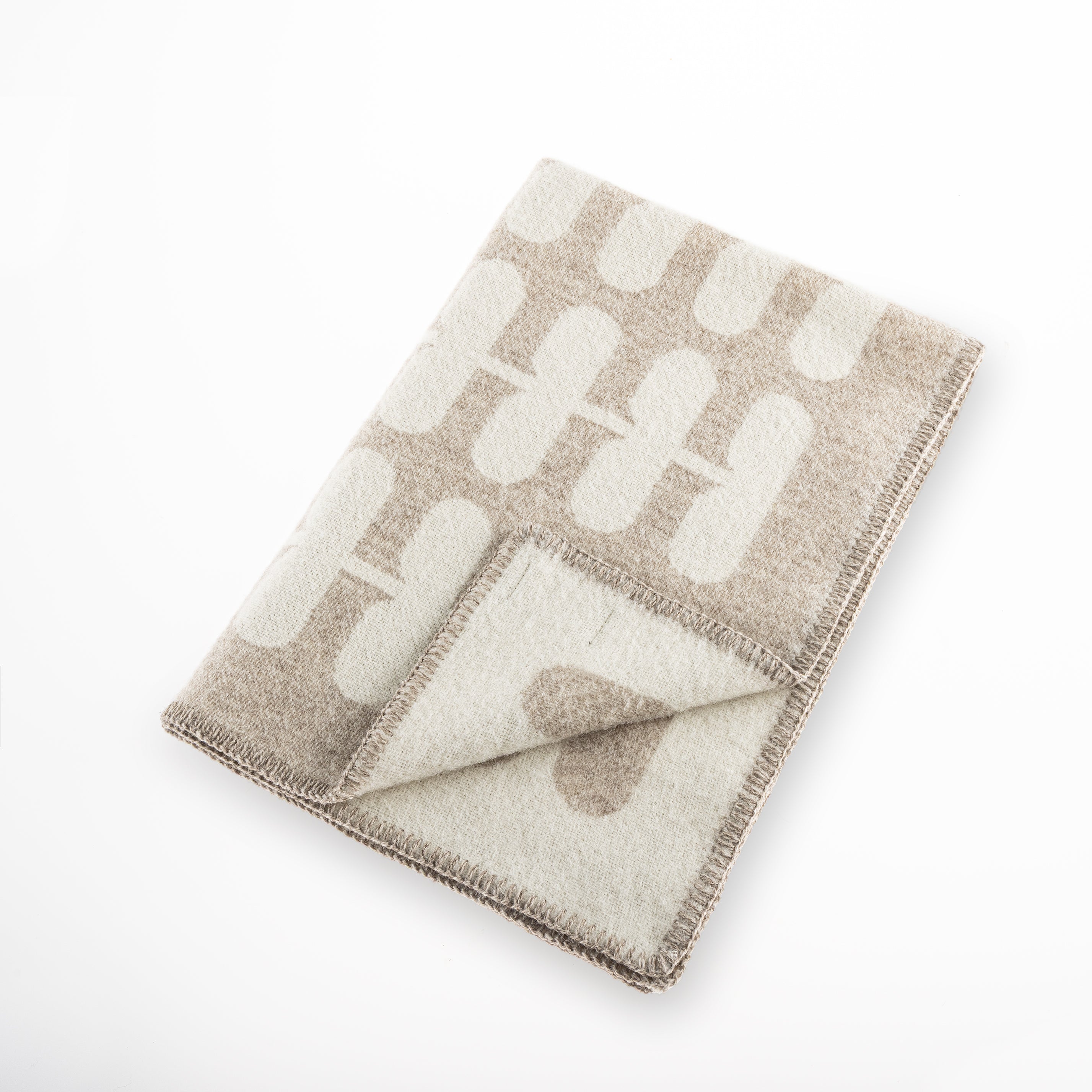 MiaCara Flora Hundedecke Cappuccino - Natur Hundedecke weich waschbar