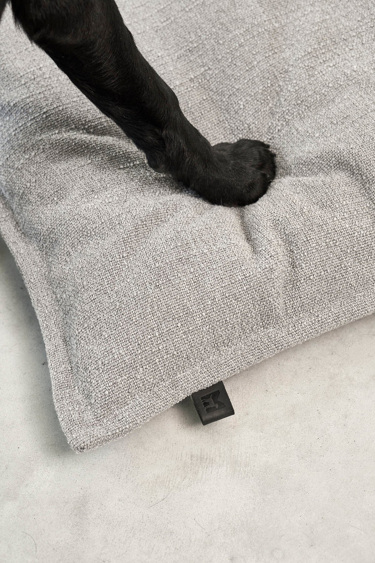 MiaCara Hundekissen Campo Kiesel Hundebett Bezug abnehmbar waschbar