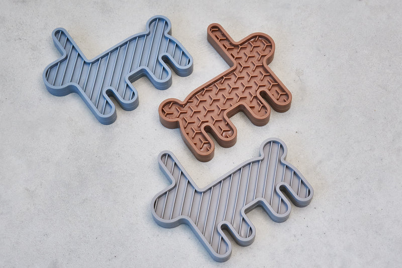 MiaCara Lepre Hundespielzeug Himmel Sandelholz Greige Schleckspielzeug