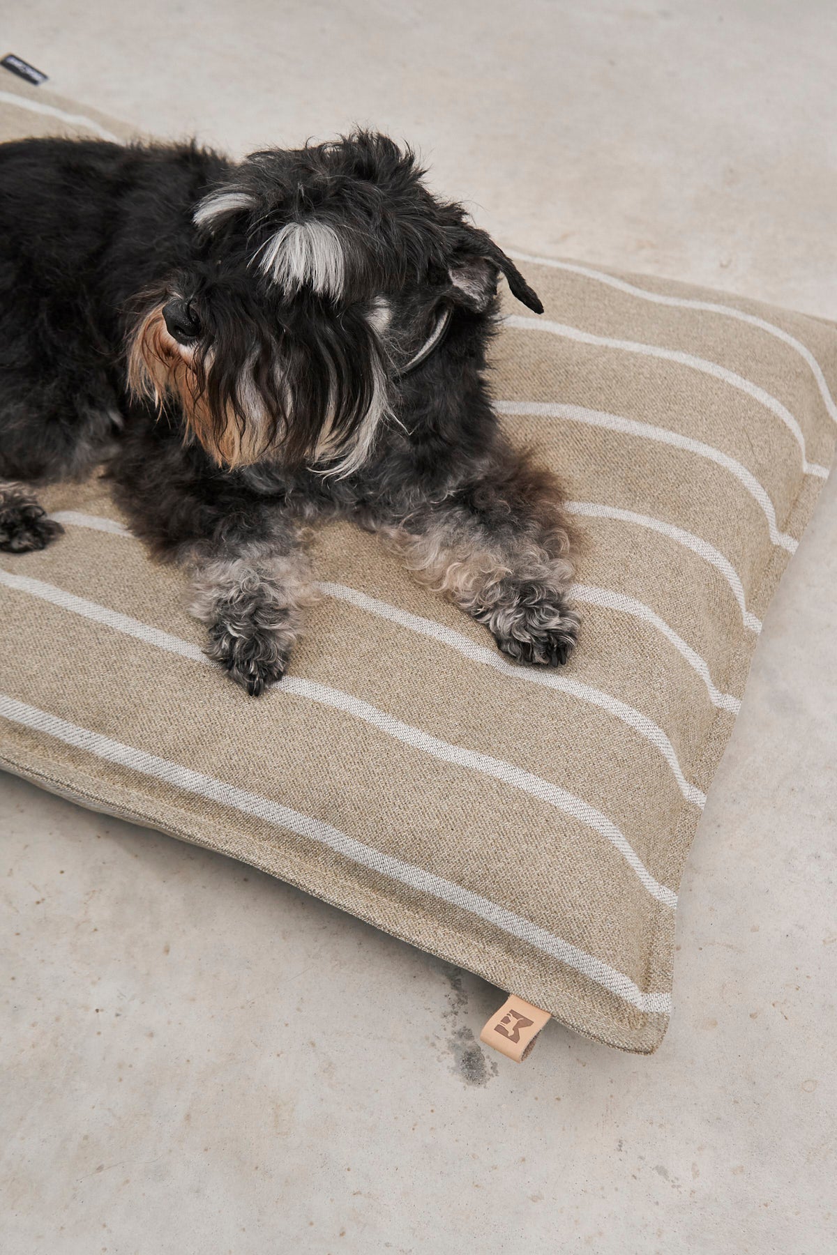 MiaCara Riga Hundekissen Slim Sand/Greige Hundebett orthopädisch