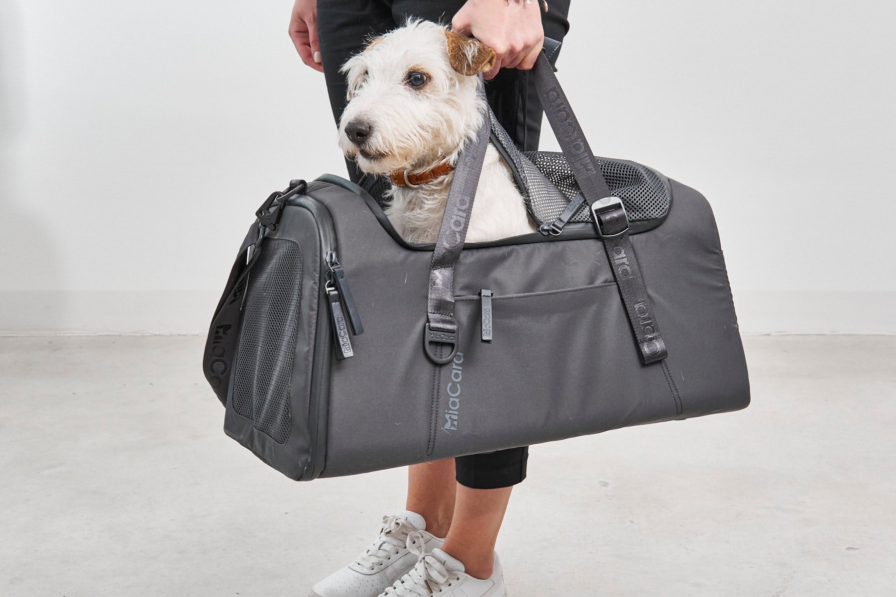 MiaCara Volata Flugreisetasche Asphalt Tragetasche Hund
