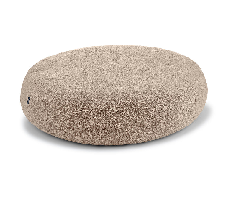 Miacara Senso Pouf Greige rundes Hundebett