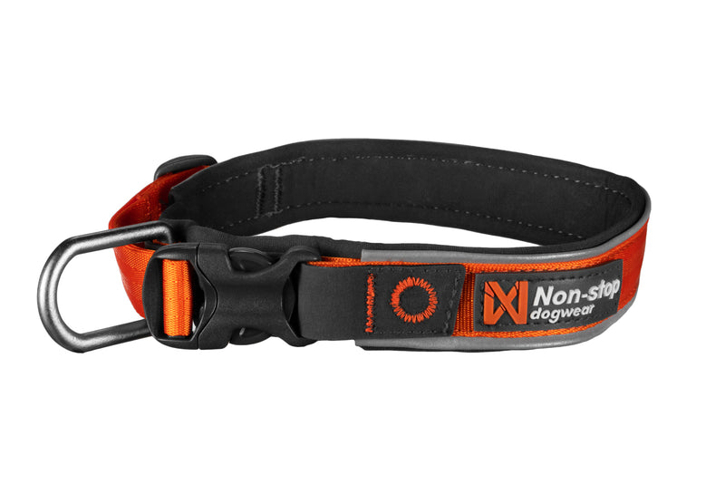 Non Stop Dogwear Roam Collar Orange verstellbares Halsband