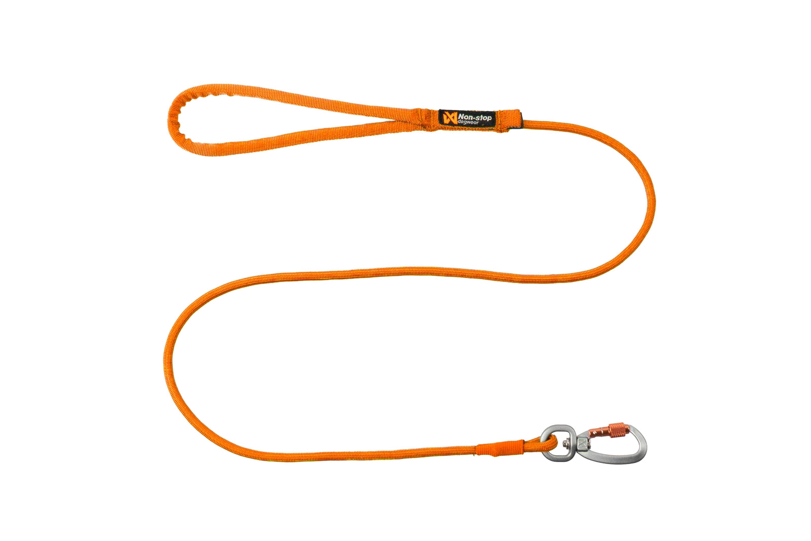 Non-Stop Dogwear Trekking Rope Leash Orange Duenne Hundeleine