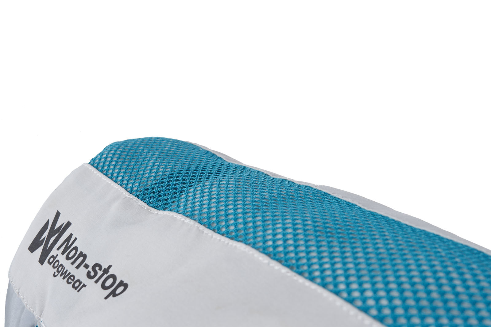 Non-stop dogwear® Cooling Vest Light Gray / Teal Schutz vor Hitze Sommer Kühlweste für Hunde