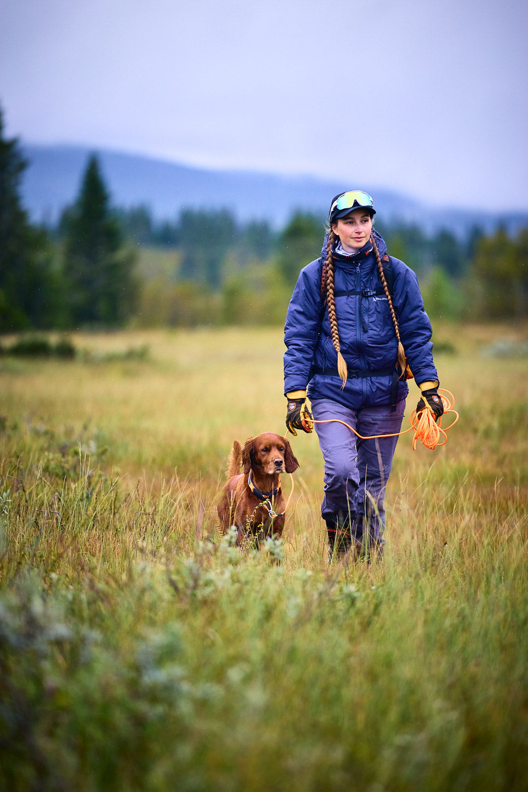 Non-stop dogwear® Protector Round Long Line Langleine wasserfest