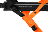 Non stop dogwear Freemotion Harness 5.0 Black Orange Hundezuggeschirr Bikejoering