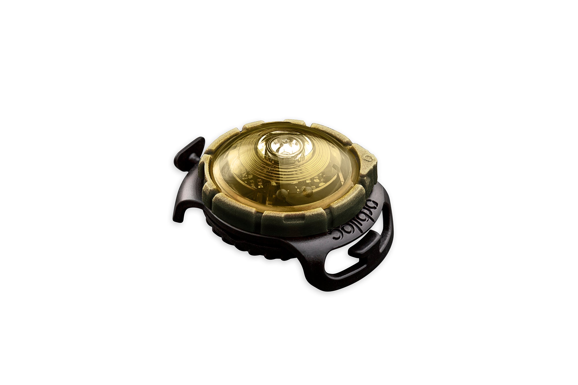 Orbiloc Dog Dual Adjustable-Strap Gold LED-Safety-Light-Dog