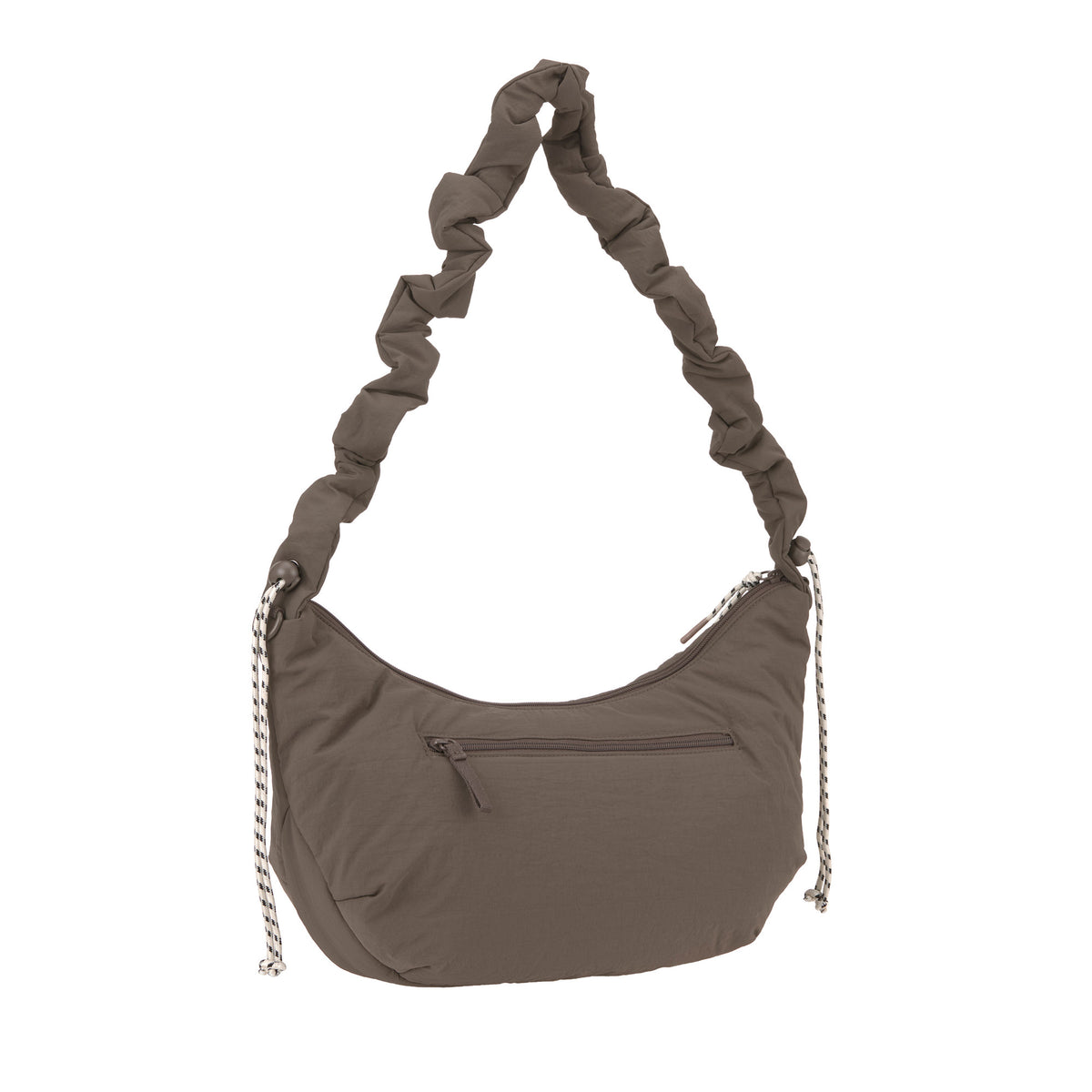 PALOPA Hunde Crossbody Bum Bag Panio Crinkled Chocolate Gassitasche Crossbody Reißverschluss