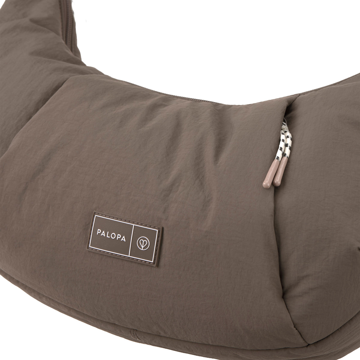 PALOPA Hunde Crossbody Bum Bag Panio Crinkled Chocolate Gassitasche Hund Leckerli Fach