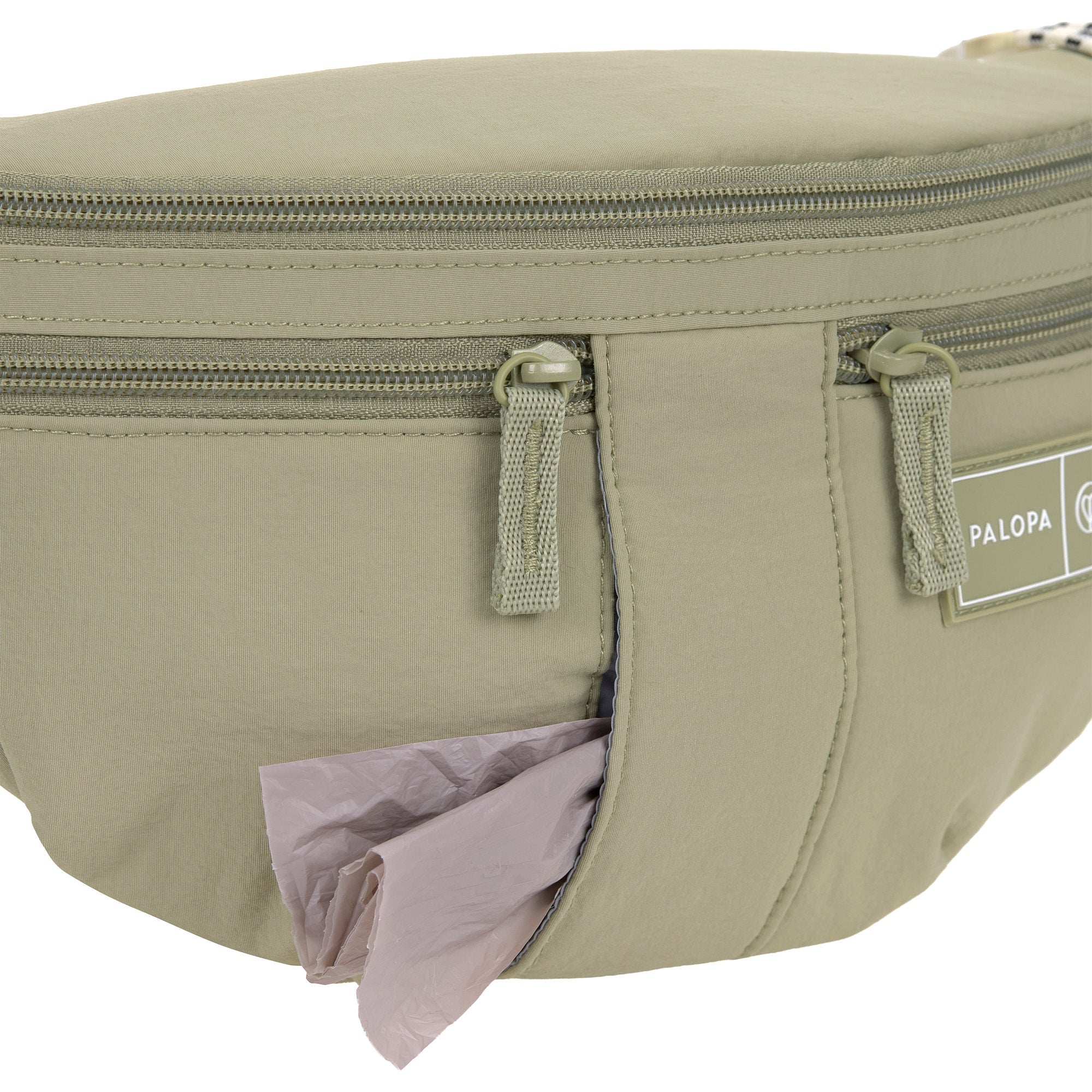 PALOPA Hunde Leckerlibeutel Emma Crinkled pale olive Leckerlibeutel Hundetraining