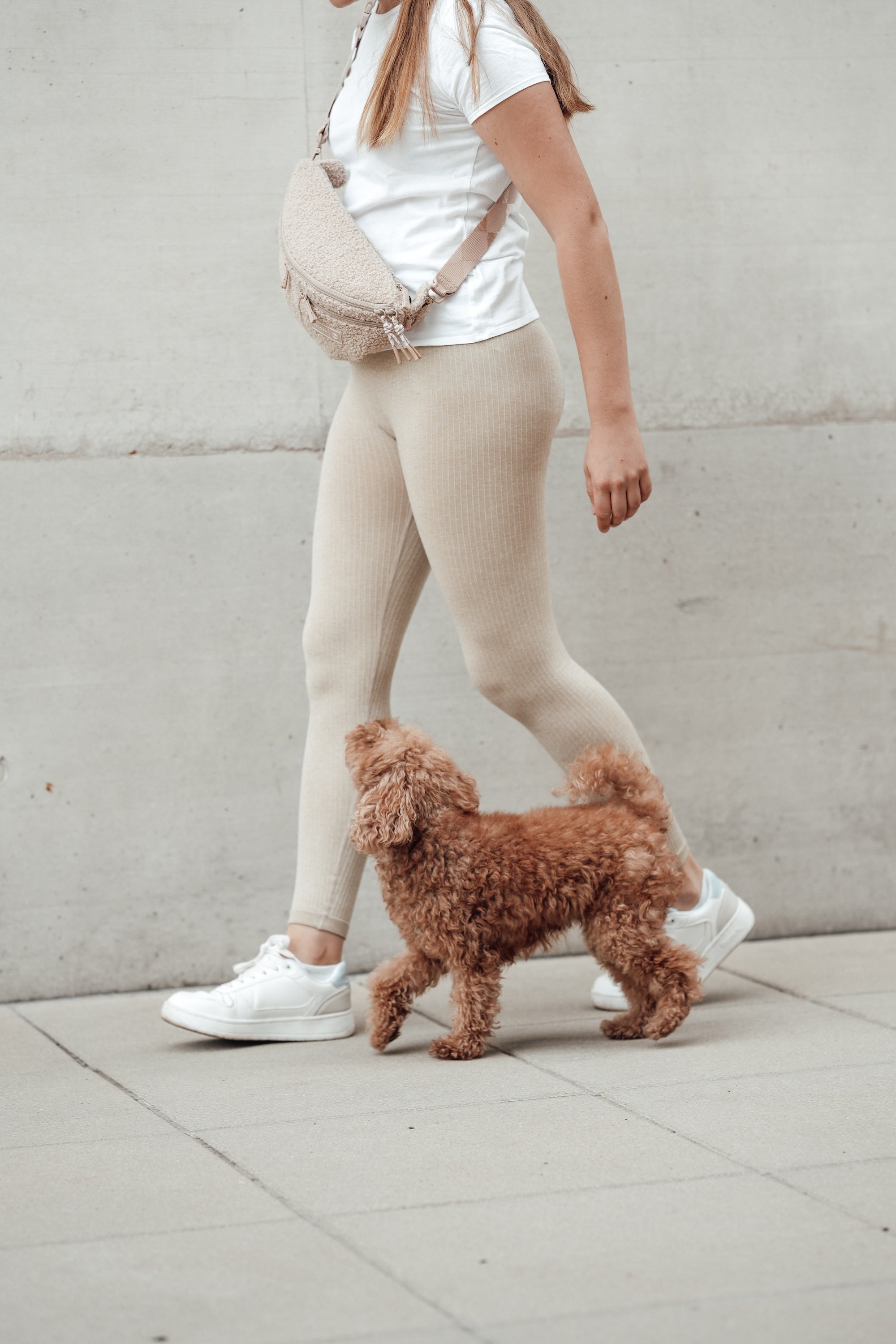 PALOPA Hunde Leckerlibeutel Emma Teddy Fleece Leckerlitasche wasserabweisend