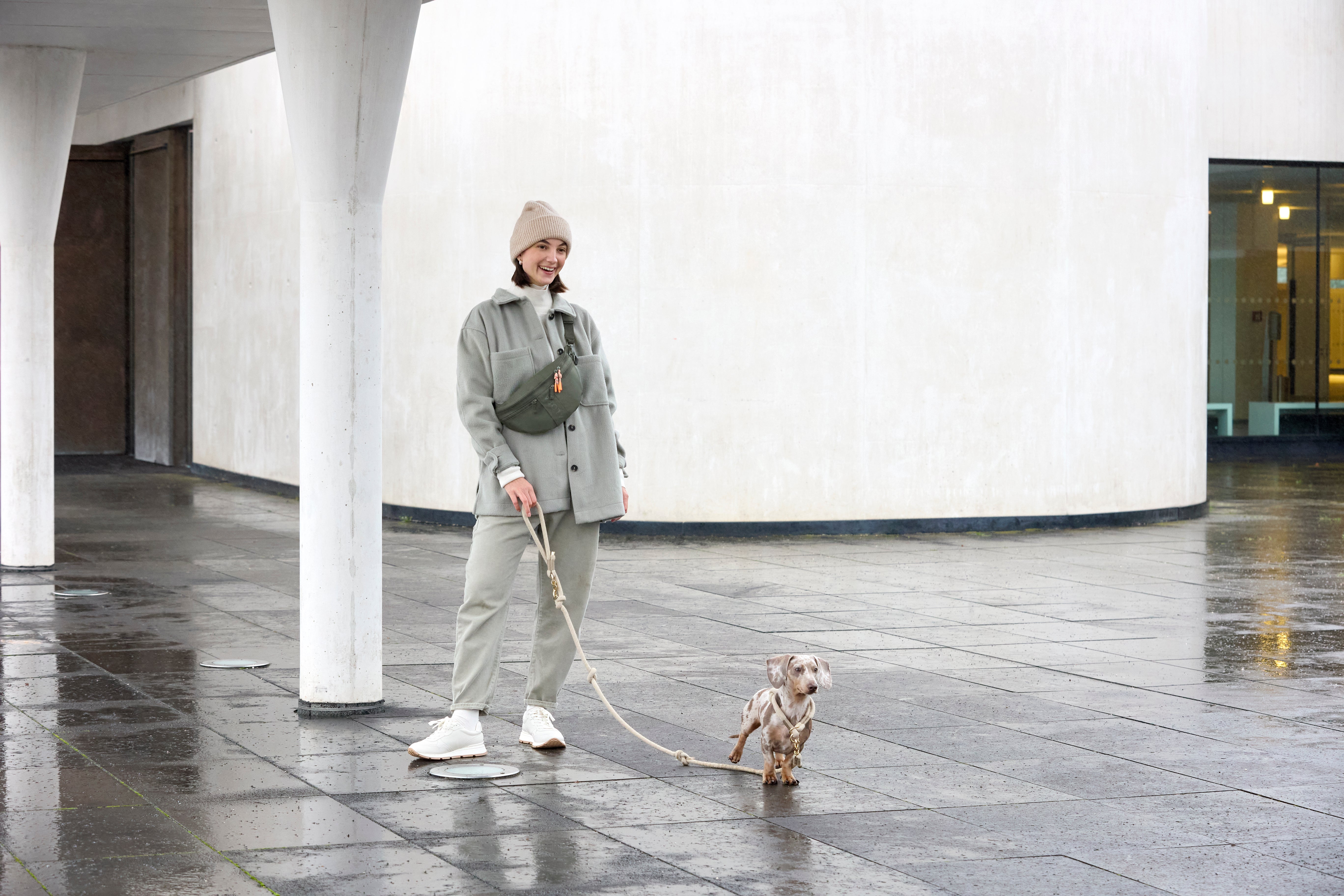 PALOPA Hunde Leckerlibeutel Emma Dunkelgrün Gürteltasche