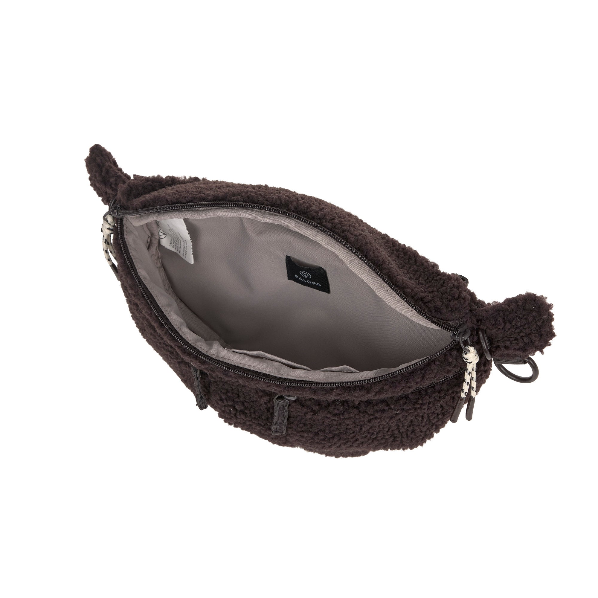 PALOPA Hunde Leckerlibeutel Emma Teddy-Fleece Brownie Kotbeutelspender