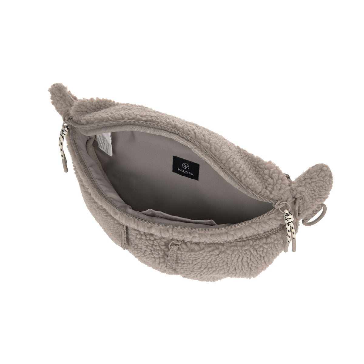 PALOPA Hunde Leckerlibeutel Emma Teddy-Fleece Taupe Leckerlitasche