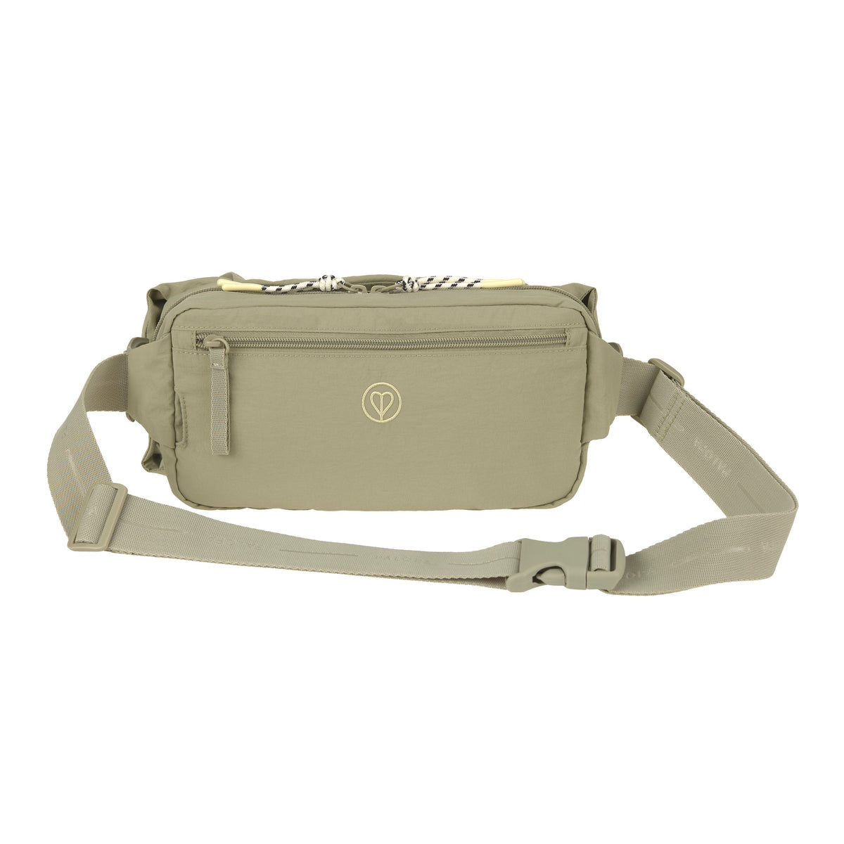 PALOPA Hunde Leckerlibeutel Nerki Crinkled Pale Olive Gassitasche Bauchtasche