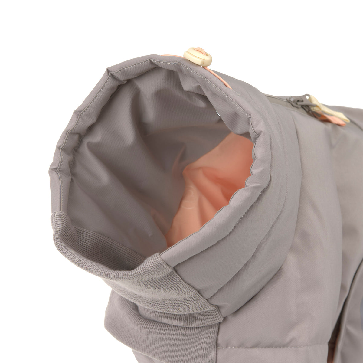 PALOPA Hunde Wintermantel Nolia Taupe Hundemantel mit Geschirr