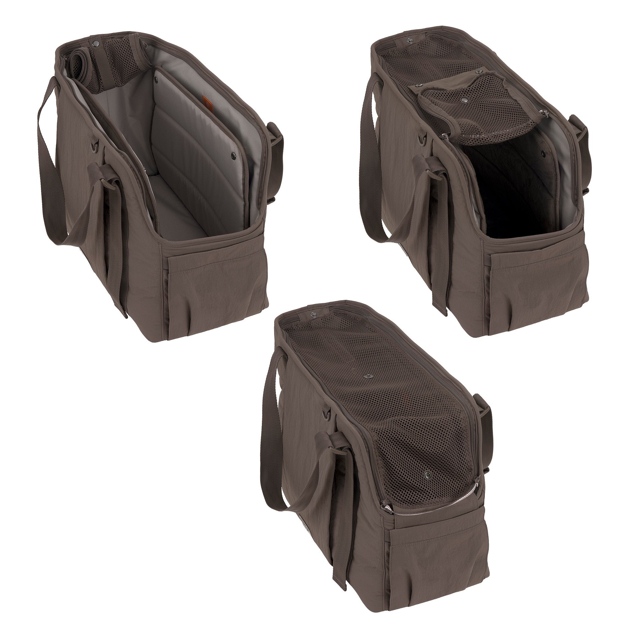 PALOPA Hundetragetasche Weda Crinkled chocolate Hundetasche Dackel