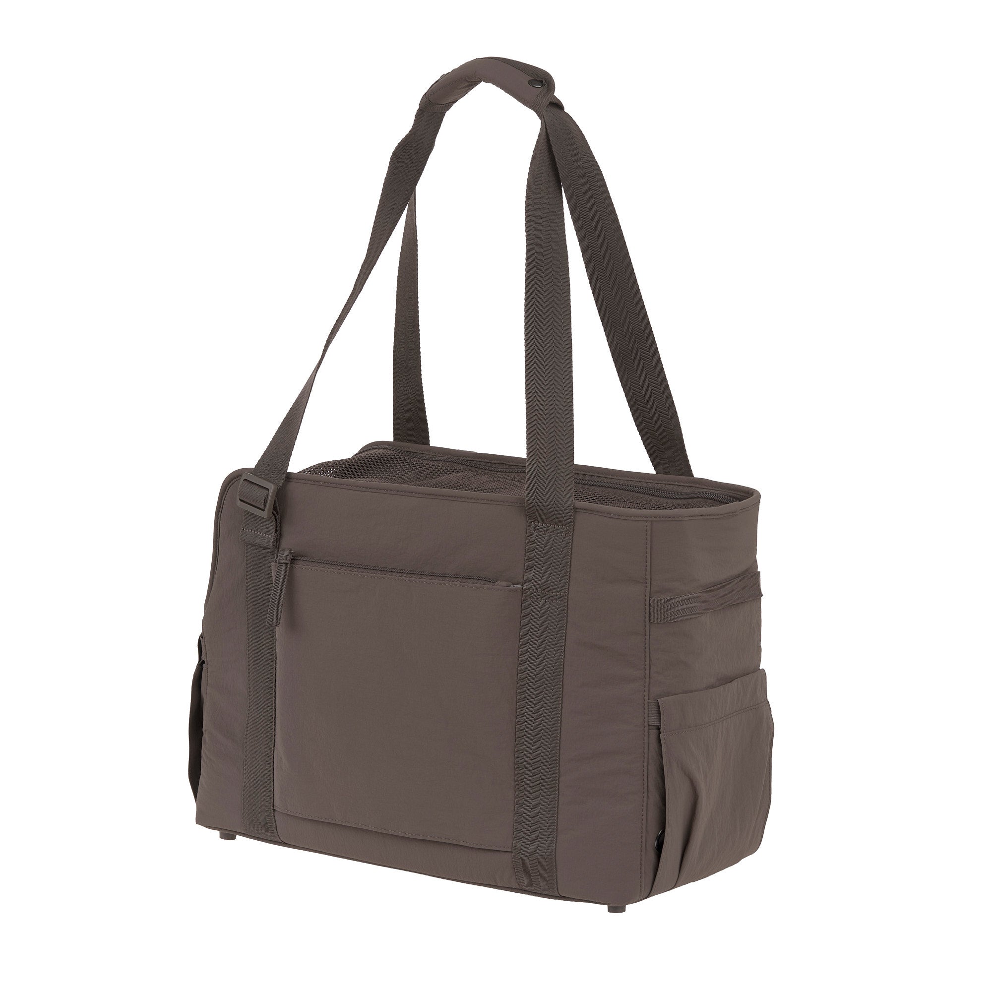 PALOPA Hundetragetasche Weda Crinkled chocolate Hundetasche zum Umhängen