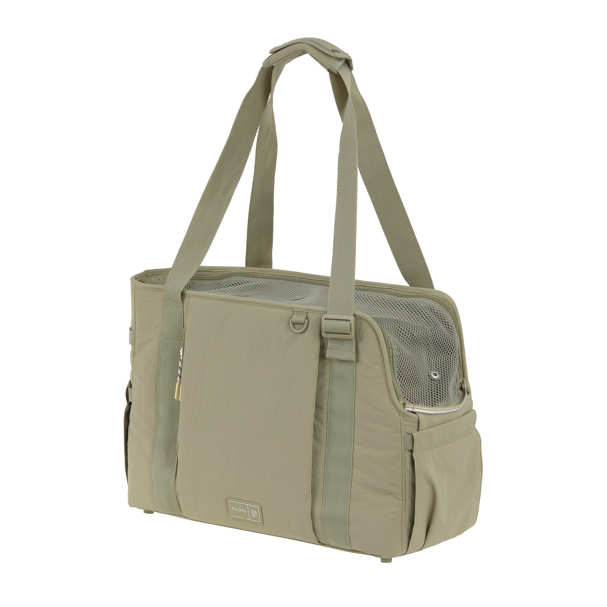PALOPA Hundetragetasche Weda Crinkled pale olive