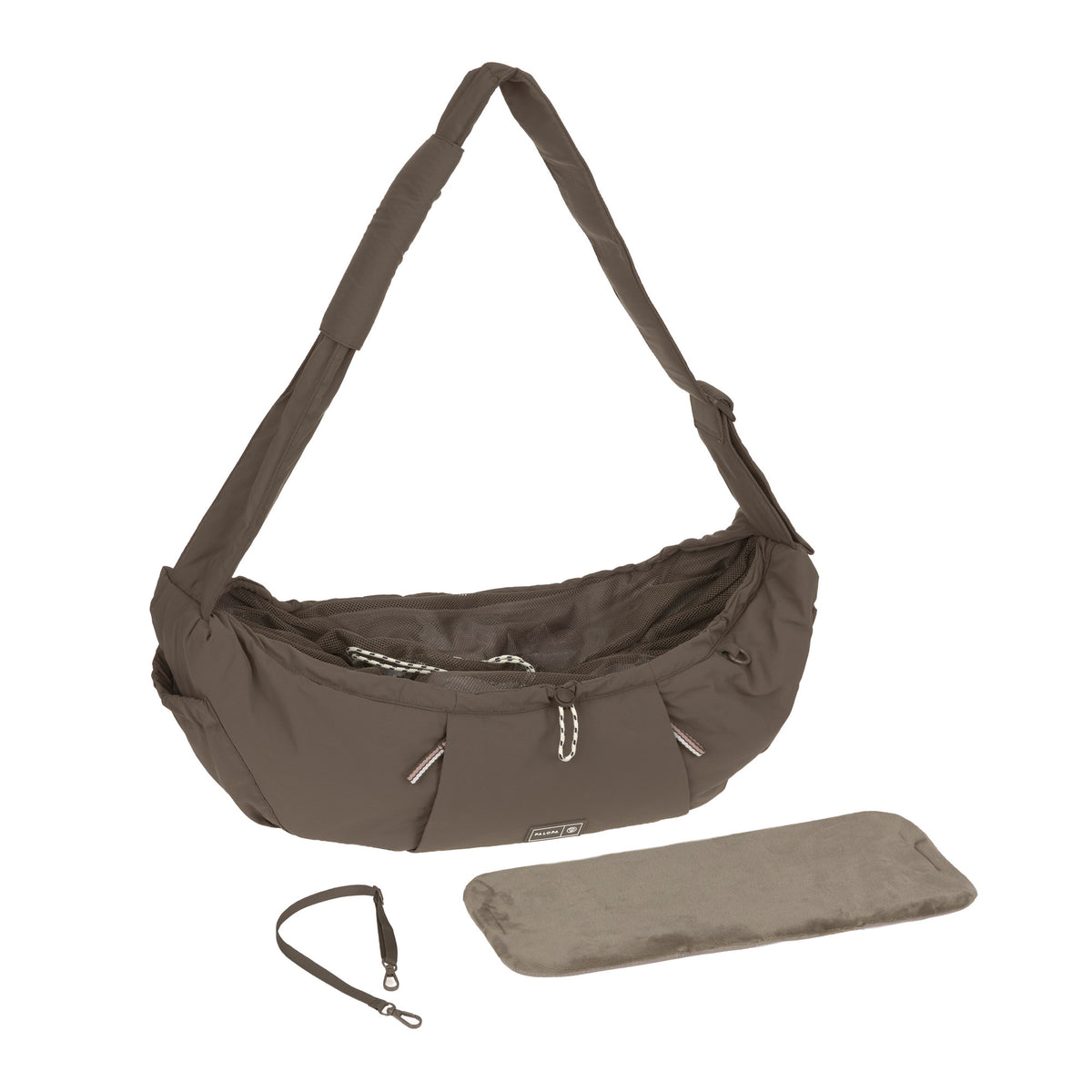 PALOPA Hundetragetasche Bara Crinkled Chocolate Hundetragetasche mit Innenmatte