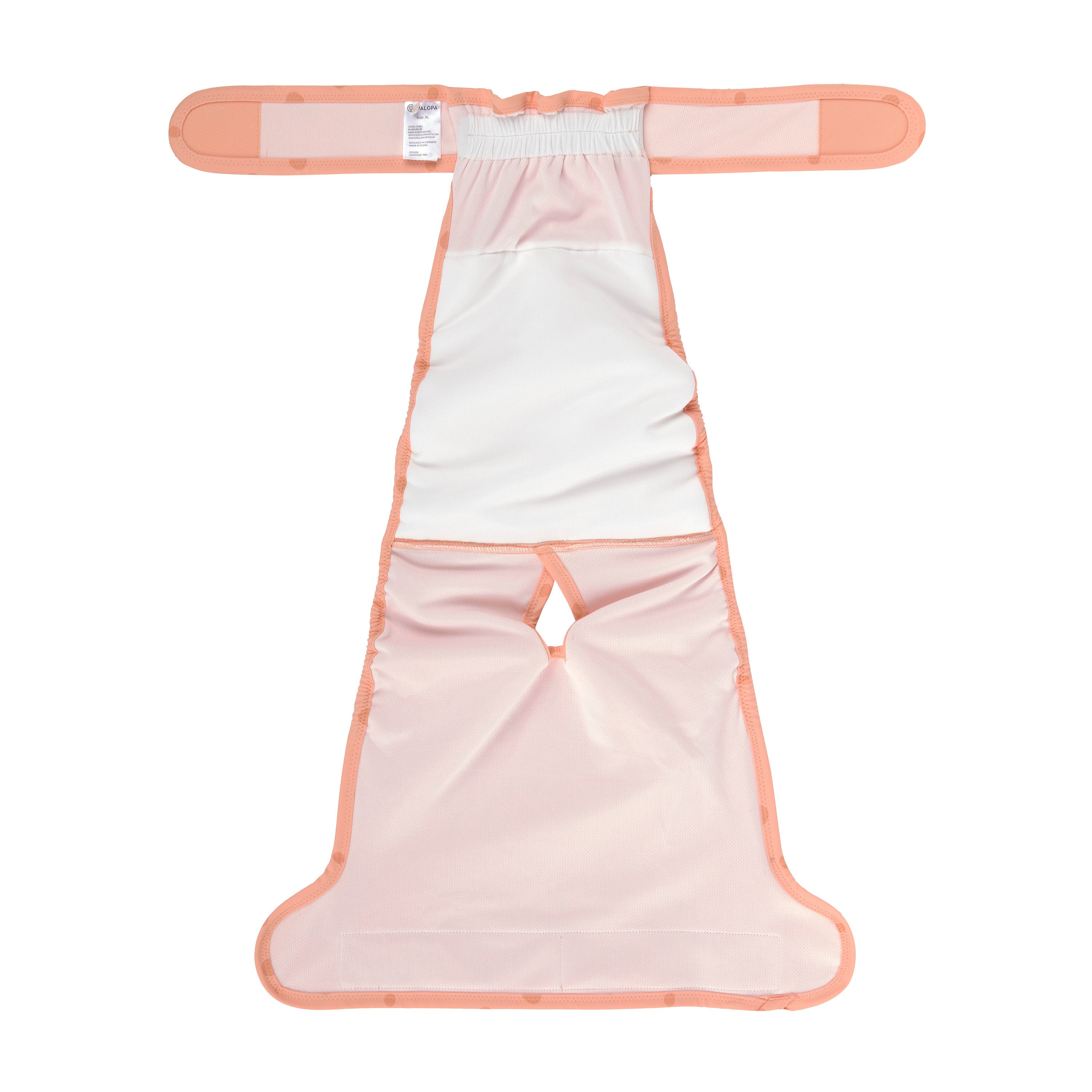 PALOPA Läufigkeitshöschen Dog Diaper Glan Dots Peach wiederverwendbare Hundewindeln