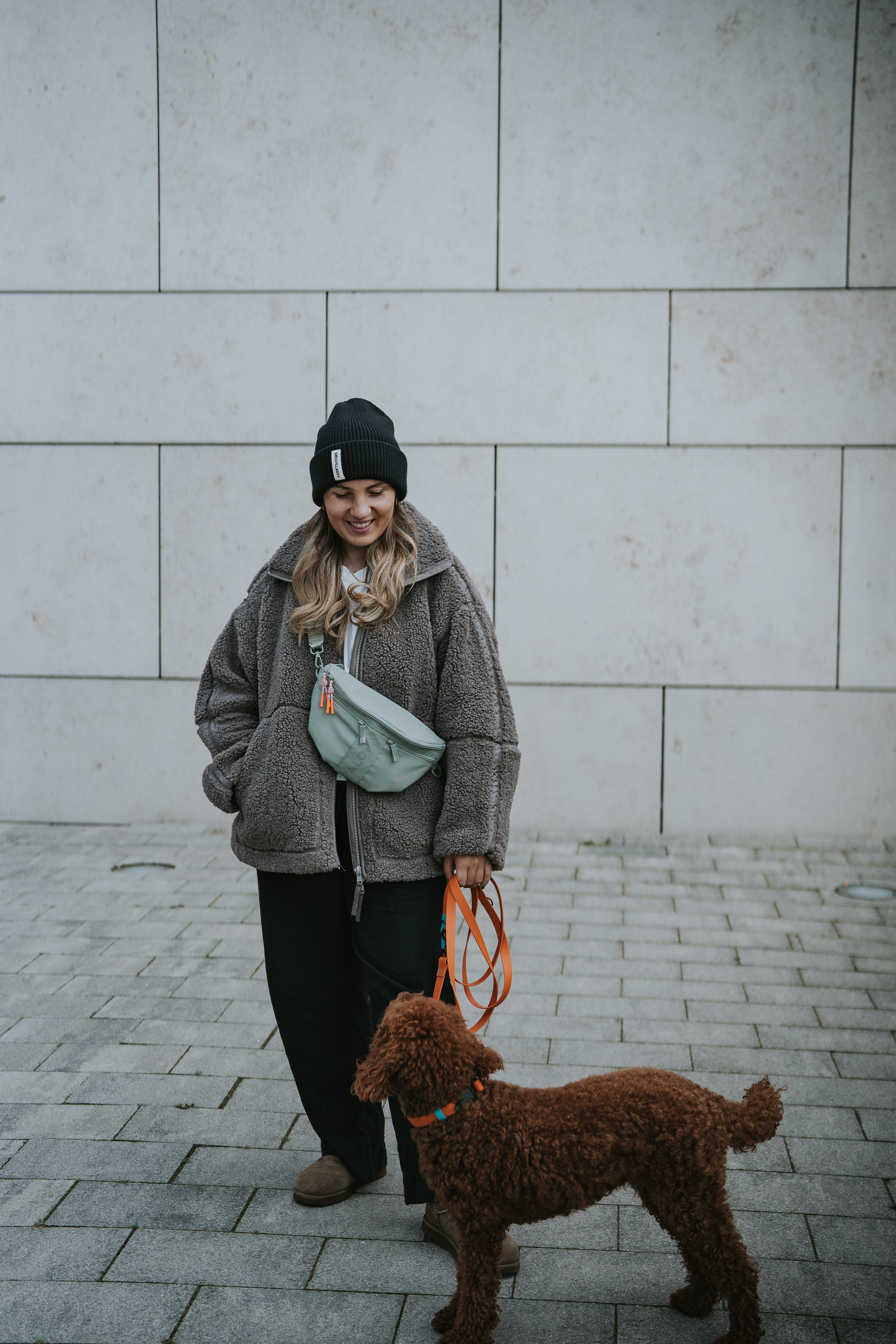 PALOPA Hunde Leckerlibeutel Emma Grün Tasche Hundetraining Crossbody Bag