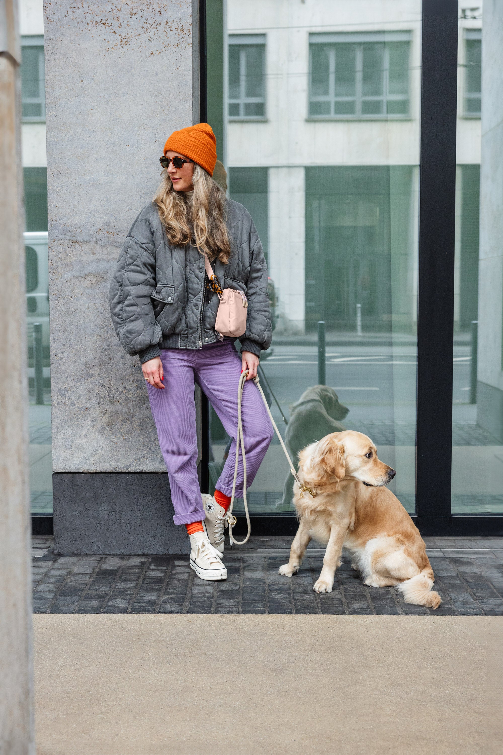 PALOPA Leckerlibeutel Greta Soft Pink Gassitasche für unterwegs Leckerlitasche wasserdicht