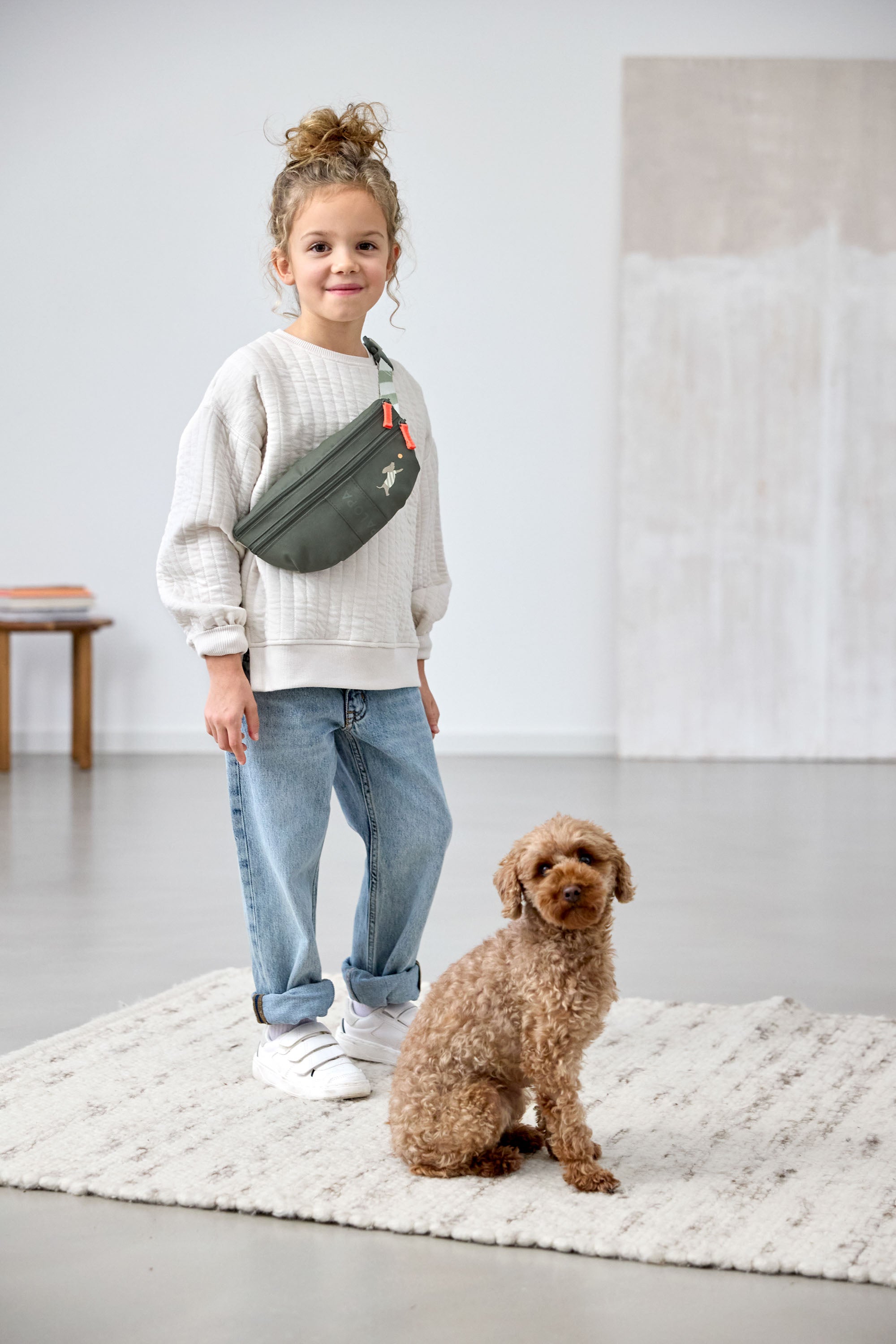 PALOPA Leckerlibeutel Mini Enja Dunkelgrün Leckerlitasche Bauchtasche Hundetraining