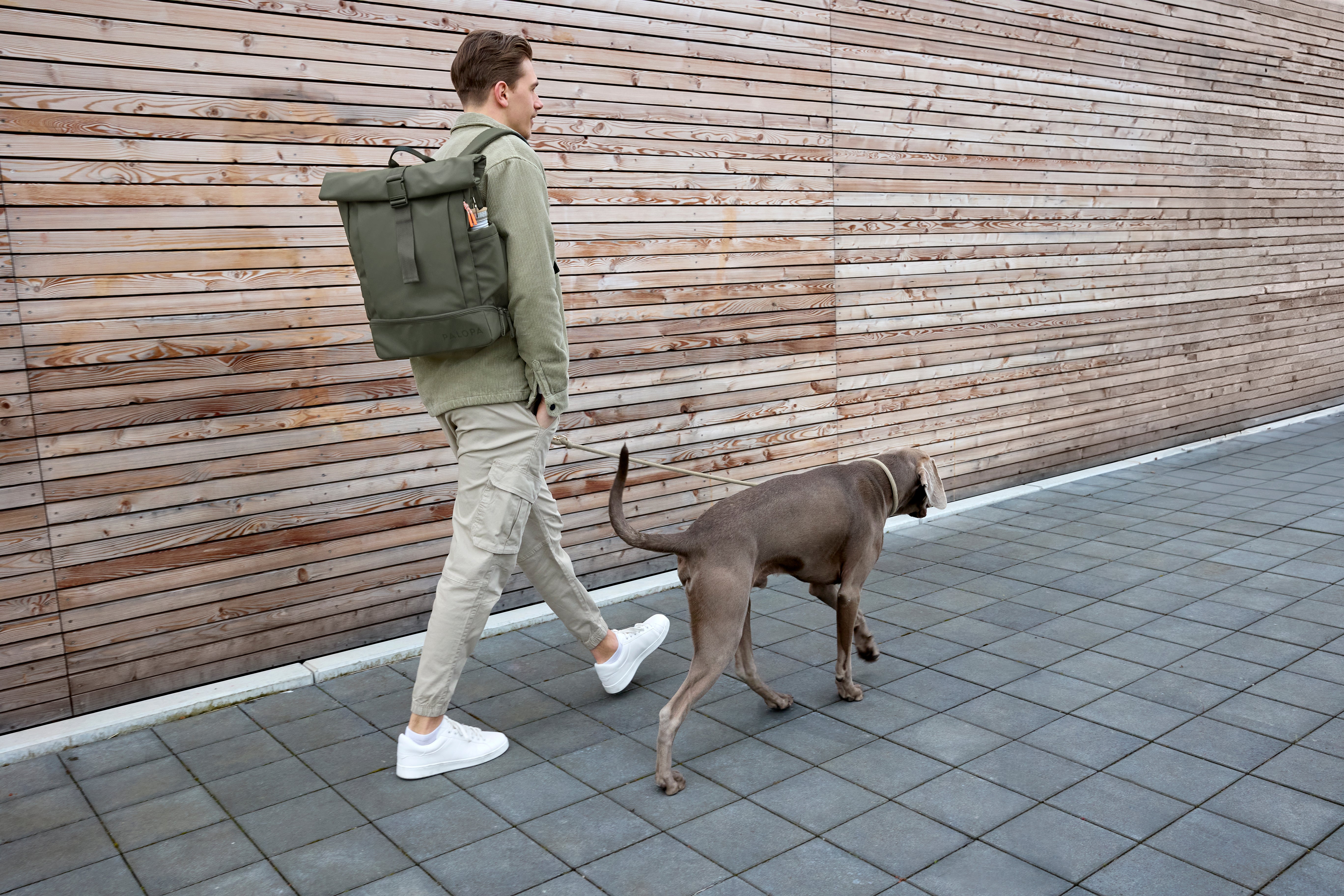 PALOPA Rucksack Rolltop Yoska Dunkelgrün Ausrüstung Wandern