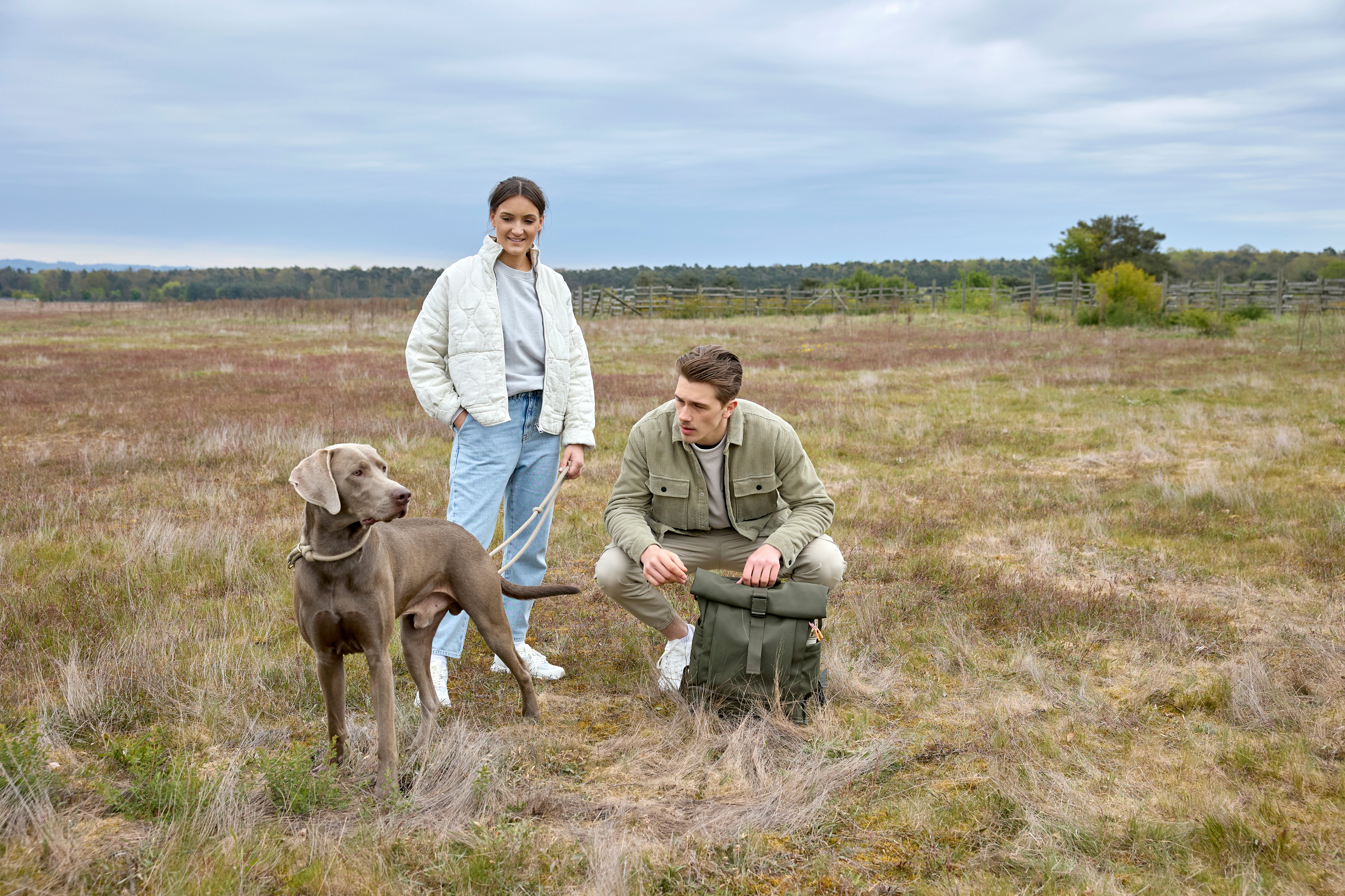 PALOPA Rucksack Rolltop Yoska Dunkelgrün Reisezubehör Hund