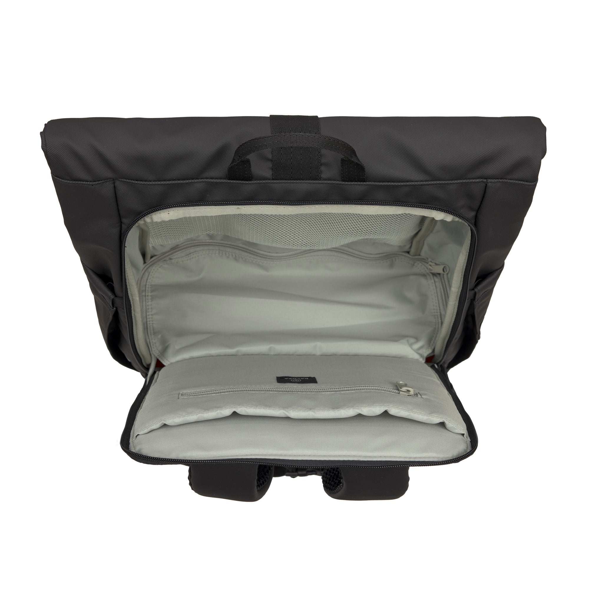 PALOPA Rucksack Rolltop Yoska Schwarz Rucksack für Zubehör 