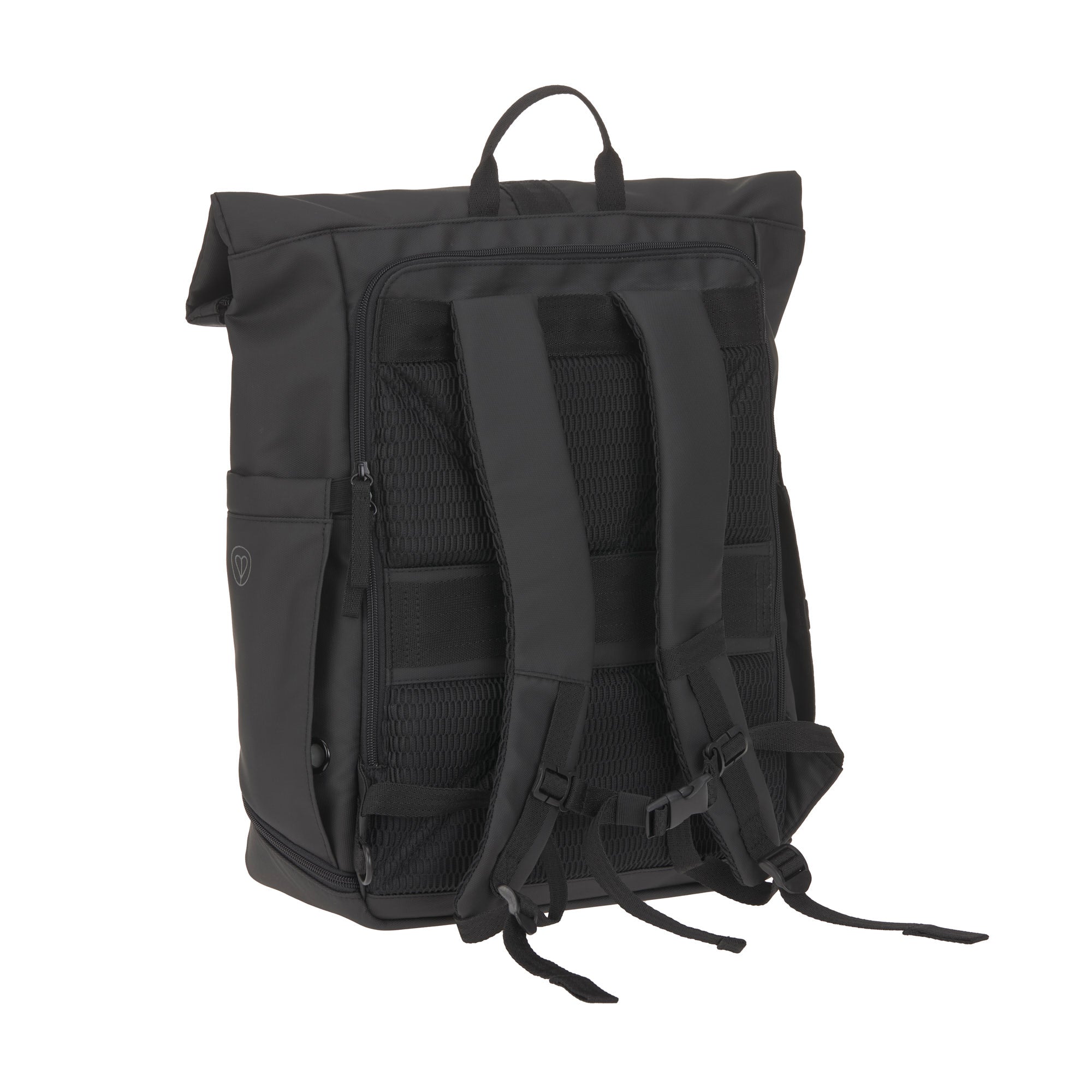 PALOPA Rucksack Rolltop Yoska Schwarz Rucksack verstellbar 