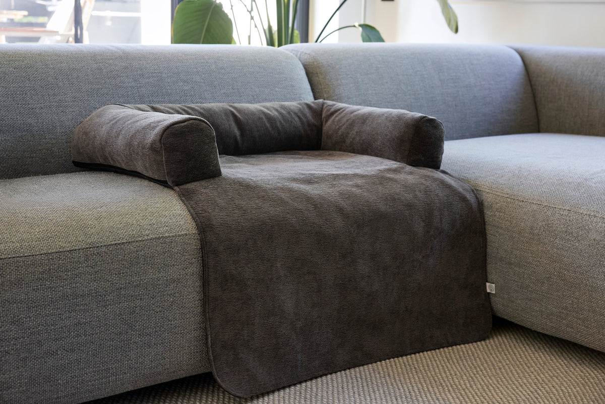 PALOPA Sofa Schutzmatte Rika Anthrazit Sofaschutz für Hunde