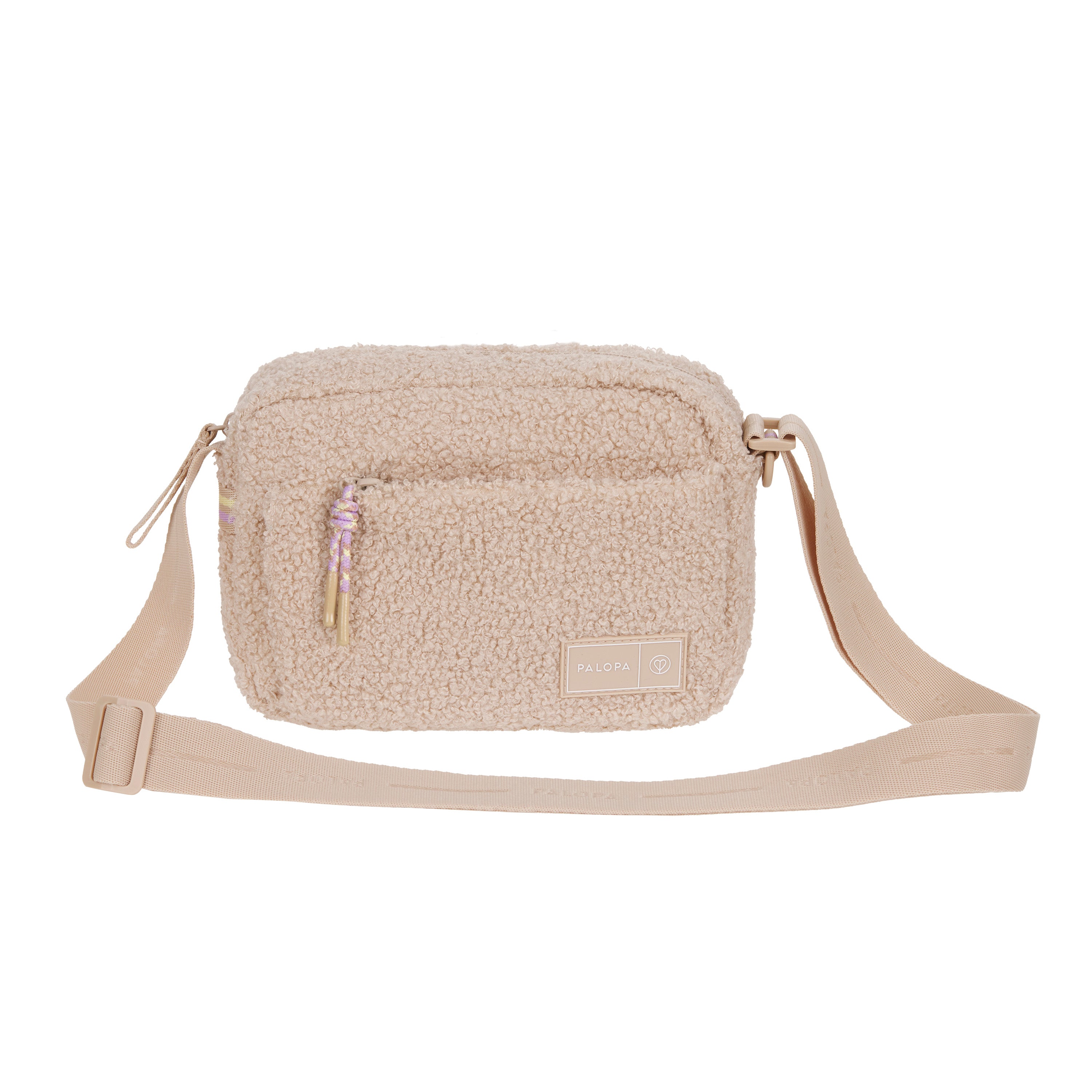 PALOPA Square Bag Noka Teddy-Fleece Beige - Limited Edition Teddytasche Beige Teddyplüsch Tasche Beige