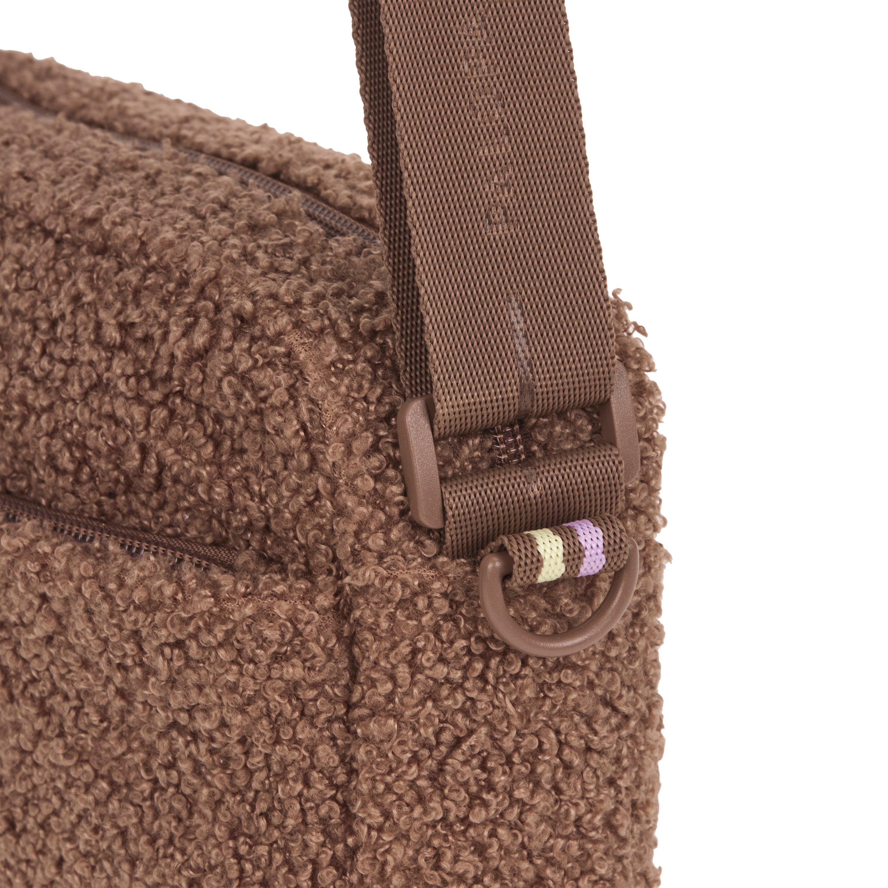 PALOPA Square Bag Noka Teddy-Fleece Brown - Limited Edition Gassitasche Waschbar waschmaschinengeeignet