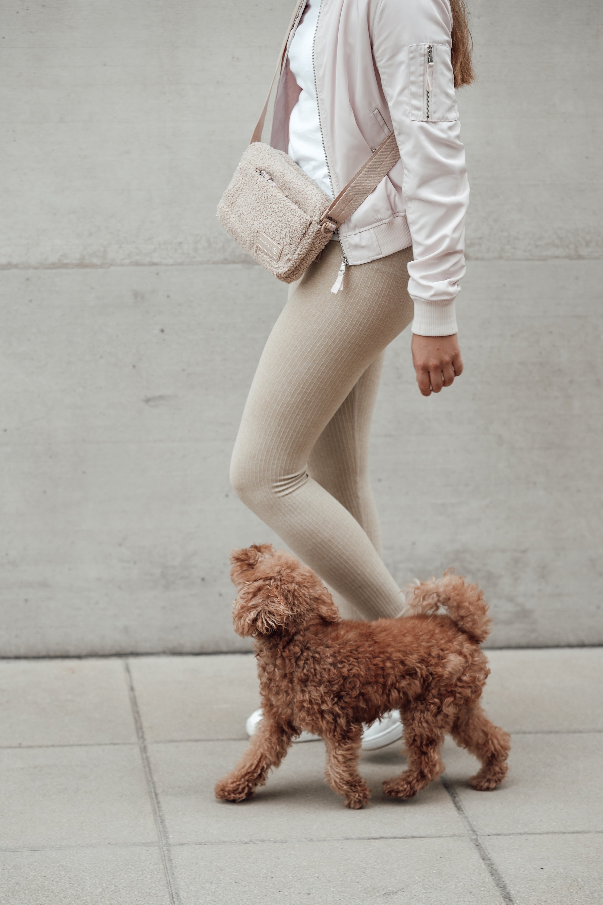 PALOPA Square Bag Noka Teddy Fleece Gassitasche waschbar