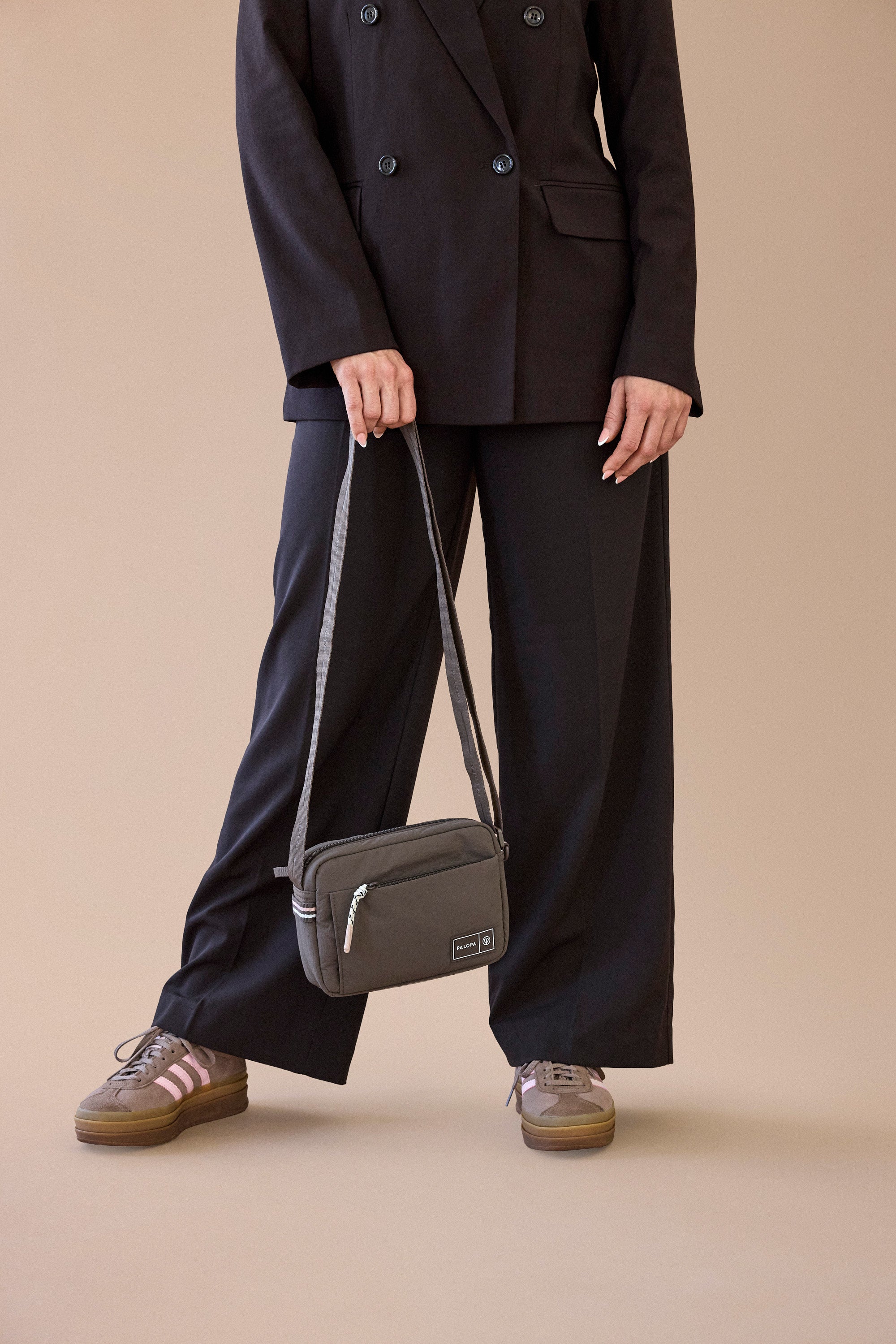 PALOPA Square Bag Noka Crinkled Chocolate Gassibag