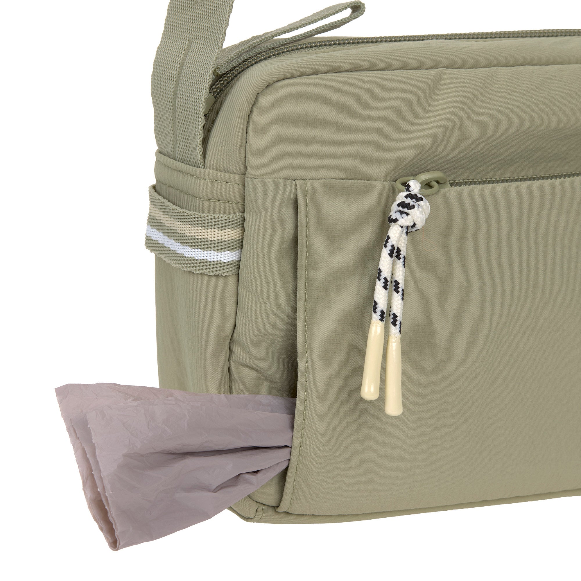 PALOPA Square Bag Noka Crinkled pale olive Leckerlitasche waschbar